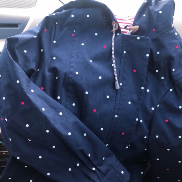 Talbots Water Resistant Polka Dot Utility Jacket - Picture 7 of 9